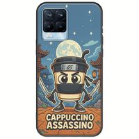 Brainrot - Cappuccino Assasino Realme 8 / 8 Pro Black TPU (Μαύρη Σιλικόνη)