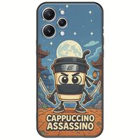 Brainrot - Cappuccino Assasino Xiaomi Redmi 12 Black TPU (Μαύρη Σιλικόνη)