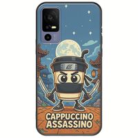 Brainrot - Cappuccino Assasino TCL 40R 5G Black TPU (Μαύρη Σιλικόνη)