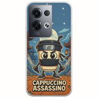 Brainrot - Cappuccino Assasino Oppo Reno 8 Pro 5G Flexible TPU (Διάφανη Σιλικόνη)