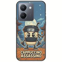 Brainrot - Cappuccino Assasino Vivo Y36 4G / 5G Black TPU (Μαύρη Σιλικόνη)