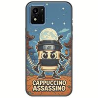 Brainrot - Cappuccino Assasino Vivo Y01 Black TPU (Μαύρη Σιλικόνη)