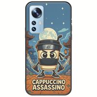 Brainrot - Cappuccino Assasino Xiaomi 12 / 12X Black TPU (Μαύρη Σιλικόνη)