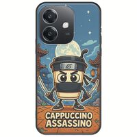 Brainrot - Cappuccino Assasino Oppo A60 5G Black TPU (Μαύρη Σιλικόνη)