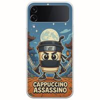 Brainrot - Cappuccino Assasino Samsung Galaxy Z Flip 4 5G Flexible TPU (Διάφανη Σιλικόνη)