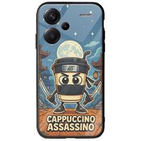 Brainrot - Cappuccino Assasino Xiaomi Redmi Note 13 Pro Plus 5G Groove TPU (Tempered Glass και TPU)