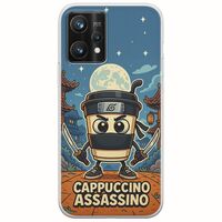 Brainrot - Cappuccino Assasino Realme 9 Pro Plus Flexible TPU (Διάφανη Σιλικόνη)