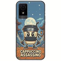 Brainrot - Cappuccino Assasino TCL 501 Black TPU (Μαύρη Σιλικόνη)