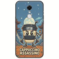 Brainrot - Cappuccino Assasino Xiaomi Redmi Note 4 / Note 4X Black TPU (Μαύρη Σιλικόνη)