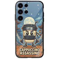 Brainrot - Cappuccino Assasino Samsung Galaxy S25 Ultra 5G Groove TPU (Tempered Glass και TPU)