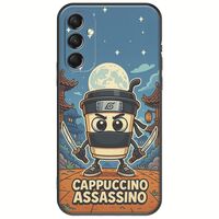 Brainrot - Cappuccino Assasino Samsung Galaxy M34 5G Black TPU (Μαύρη Σιλικόνη)