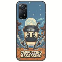 Brainrot - Cappuccino Assasino Xiaomi Redmi Note 11 Pro 4G / 5G Black TPU (Μαύρη Σιλικόνη)