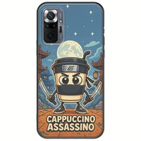 Brainrot - Cappuccino Assasino Xiaomi Redmi Note 10 Pro / 10 Pro Max Black TPU (Μαύρη Σιλικόνη)