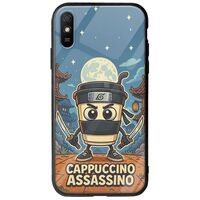 Brainrot - Cappuccino Assasino Xiaomi Redmi 9A Groove TPU (Tempered Glass και TPU)