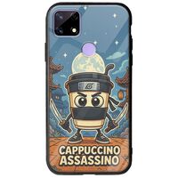Brainrot - Cappuccino Assasino Realme C21 Groove TPU (Tempered Glass και TPU)