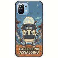 Brainrot - Cappuccino Assasino Xiaomi Mi 11 Black TPU (Μαύρη Σιλικόνη)