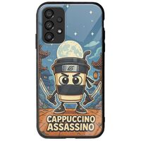 Brainrot - Cappuccino Assasino Samsung Galaxy A33 5G Groove TPU (Tempered Glass και TPU)