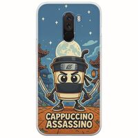 Brainrot - Cappuccino Assasino Xiaomi Pocophone F1 Flexible TPU (Διάφανη Σιλικόνη)
