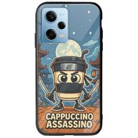 Brainrot - Cappuccino Assasino Xiaomi Redmi Note 12 4G Groove TPU (Tempered Glass και TPU)