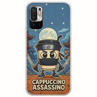 Brainrot - Cappuccino Assasino Xiaomi Redmi Note 10 5G Flexible TPU (Διάφανη Σιλικόνη)