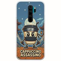 Brainrot - Cappuccino Assasino Xiaomi Redmi Note 8 Pro Flexible TPU (Διάφανη Σιλικόνη)