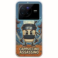 Brainrot - Cappuccino Assasino Vivo X80 Flexible TPU (Διάφανη Σιλικόνη)