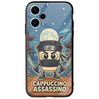 Brainrot - Cappuccino Assasino Xiaomi Poco F5 5G Groove TPU (Tempered Glass και TPU)