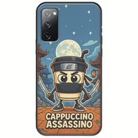 Brainrot - Cappuccino Assasino Samsung Galaxy S20 FE Black TPU (Μαύρη Σιλικόνη)