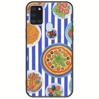 Mediterranean Feast Samsung Galaxy A21s Black TPU (Μαύρη Σιλικόνη)