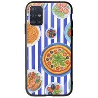 Mediterranean Feast Samsung Galaxy A71 Groove TPU (Tempered Glass και TPU)