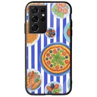 Mediterranean Feast Samsung Galaxy S21 Ultra Groove TPU (Tempered Glass και TPU)
