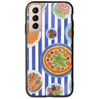 Mediterranean Feast Samsung Galaxy S21 FE 5G Groove TPU (Tempered Glass και TPU)