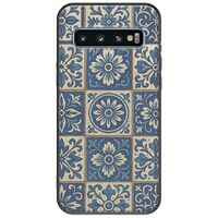Aegean Mosaic Samsung Galaxy S10 Black TPU (Μαύρη Σιλικόνη)