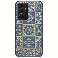 Aegean Mosaic Samsung Galaxy S21 Ultra Black TPU (Μαύρη Σιλικόνη)