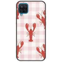 Lobster Picnic Samsung Galaxy A12 Black TPU (Μαύρη Σιλικόνη)