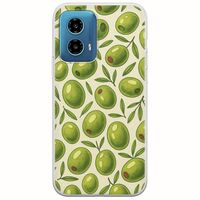 Olive Vibes Motorola Moto G34 5G Flexible TPU (Διάφανη Σιλικόνη)
