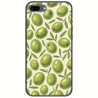 Olive Vibes iPhone 8 Plus Black TPU (Μαύρη Σιλικόνη)