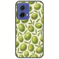 Olive Vibes Motorola Moto G85 5G Black TPU (Μαύρη Σιλικόνη)