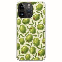 Olive Vibes iPhone 15 Pro Max Flexible TPU (Διάφανη Σιλικόνη)