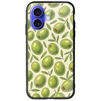 Olive Vibes iPhone 16 Groove TPU (Tempered Glass και TPU)
