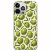 Olive Vibes iPhone 13 Pro Max Flexible TPU (Διάφανη Σιλικόνη)