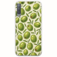Olive Vibes Samsung Galaxy A7 2018 Flexible TPU (Διάφανη Σιλικόνη)