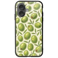 Olive Vibes iPhone 16 Plus Groove TPU (Tempered Glass και TPU)