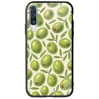 Olive Vibes Samsung Galaxy A50 Groove TPU (Tempered Glass και TPU)