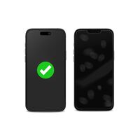 Ματ προστατευτικό tempered glass για iPhone 16 Plus με μαύρο πλαίσιο