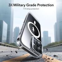 Phone 17 Classic Hybrid Case ESR Clear με προστασία γωνιών