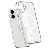 spigen iphone 17 frost white clear case magsafe