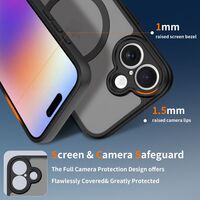 Ματ μαύρη θήκη iPhone 17 με MagSafe Tech Protect