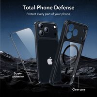 Θήκη ESR διάφανη μαύρη για iPhone 17 Pro  με tempered glass screen protector