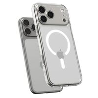 iphone 17 Pro Max σε θήκη spigen ultra hybrid clear με μαγνήτη